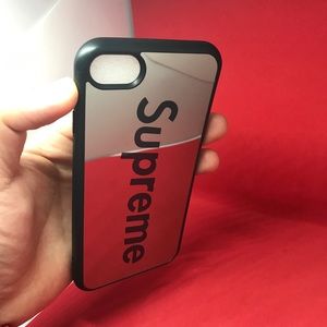COPY - COPY - Supreme mirror iPhone 7/8 case plus glass …